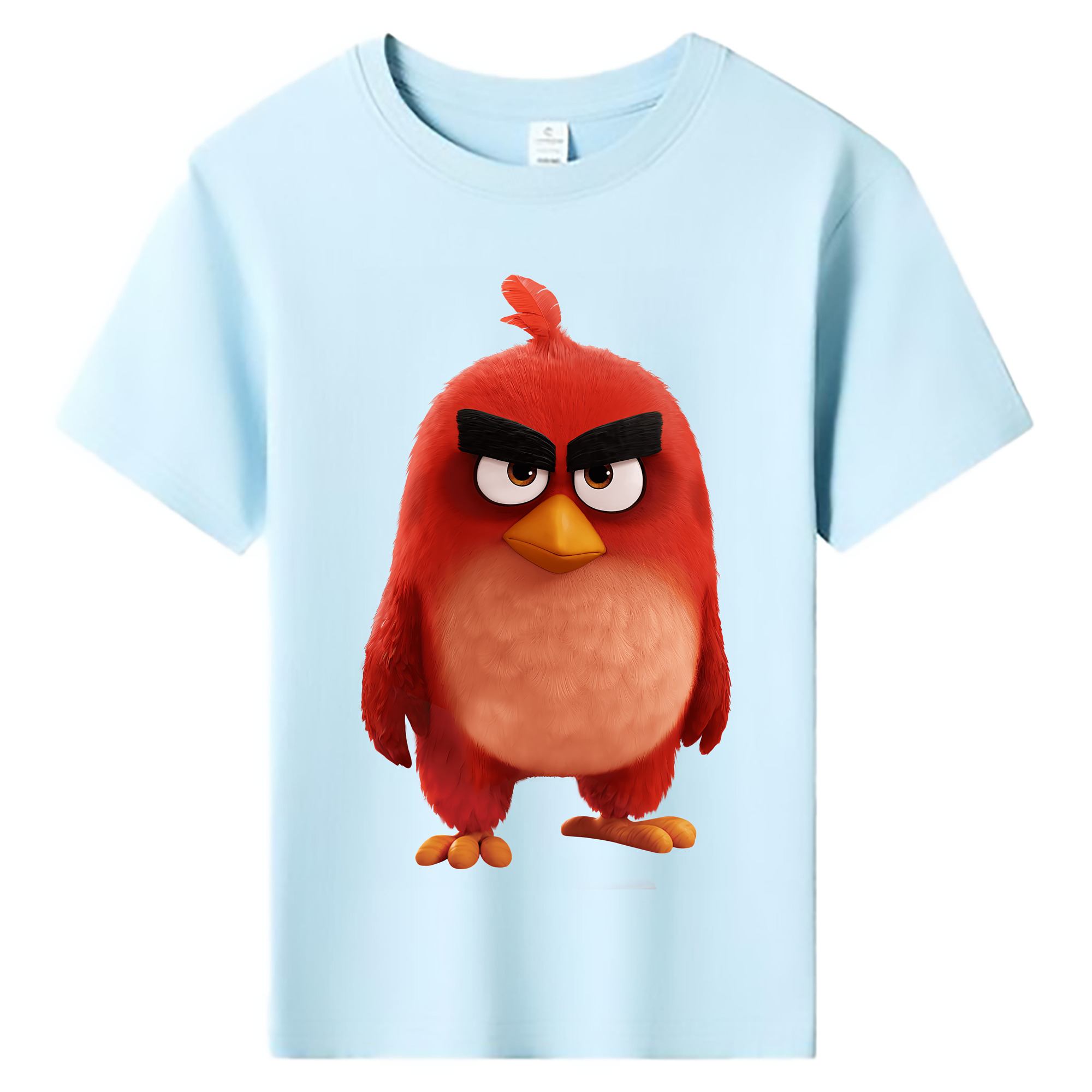 （画像用） Angry Birds アングリーバード 綿100％キッズTシャツ（フロントプリント）